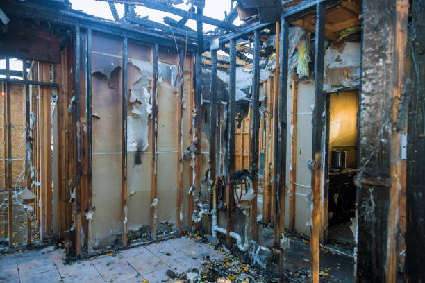 Professional Fire Damage Removal technician working in Haddonfield, NJ